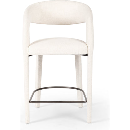Hawkins Counter Stool by Four Hands in gunmetal. Made from unique in a modern style.