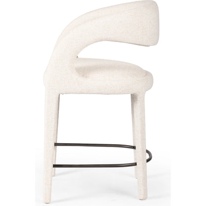Hawkins Counter Stool by Four Hands in gunmetal. Made from unique in a modern style.