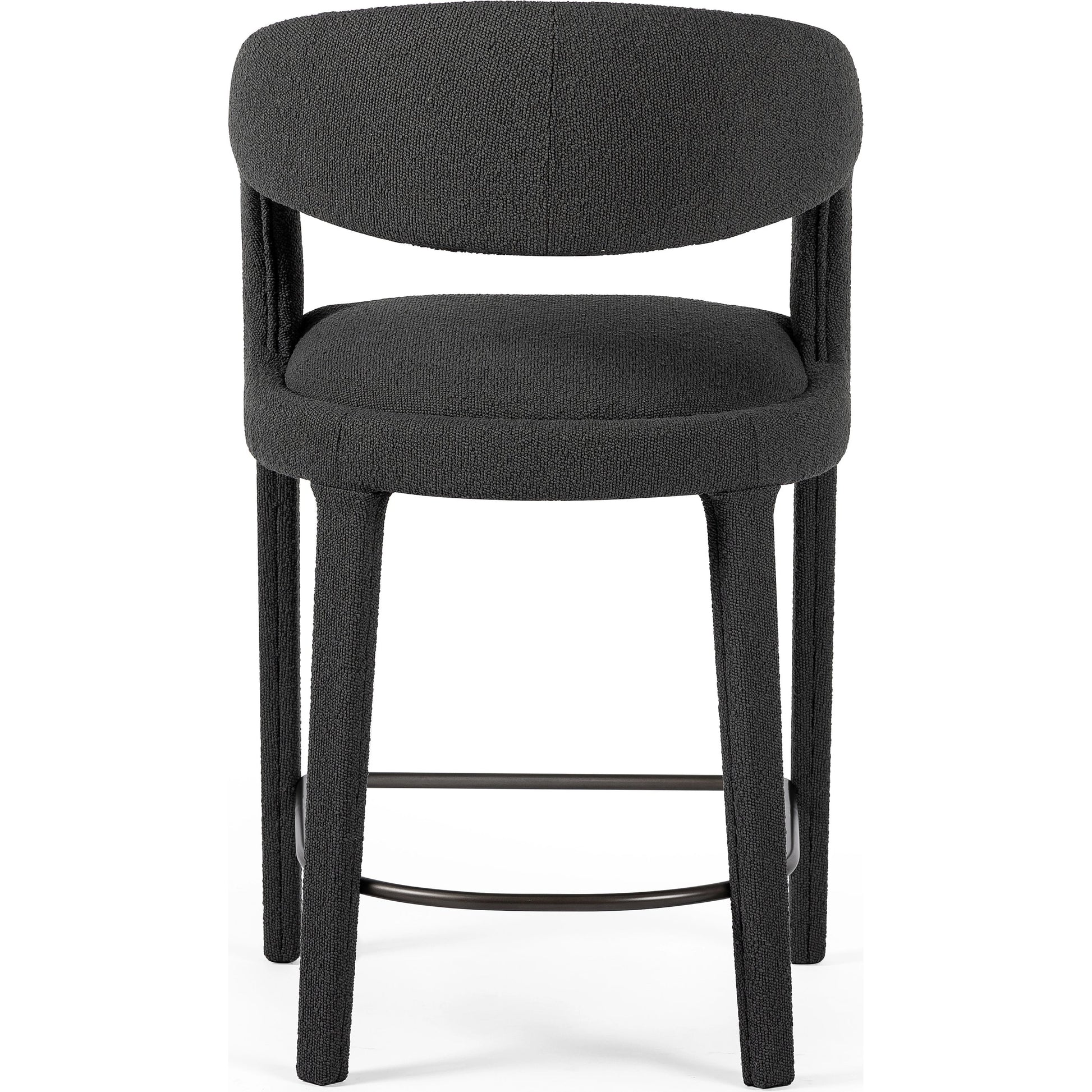 Hawkins Counter Stool by Four Hands in gunmetal. Made from unique in a modern style.