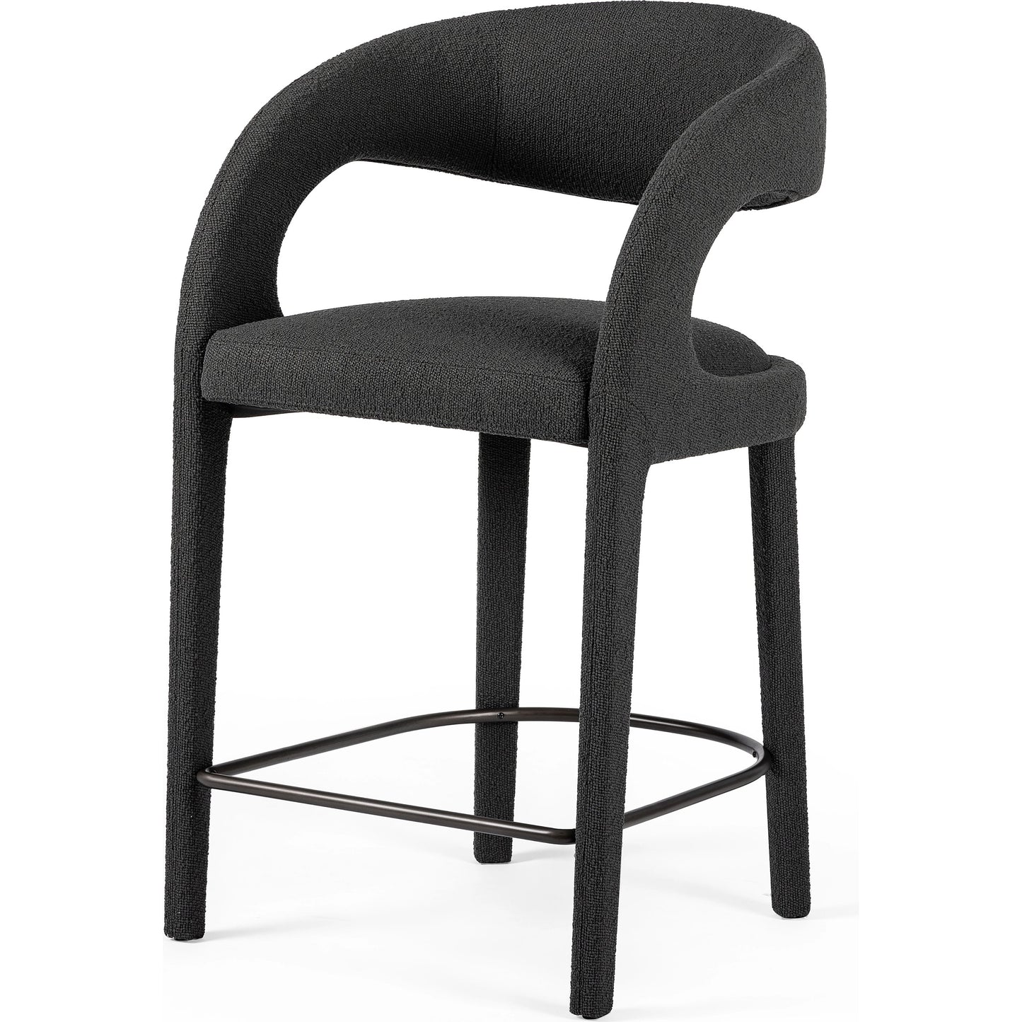 040 SI-1980423 | Additional Silo | Hawkins Counter Stool by Four Hands in gunmetal. Made from unique in a modern style.
