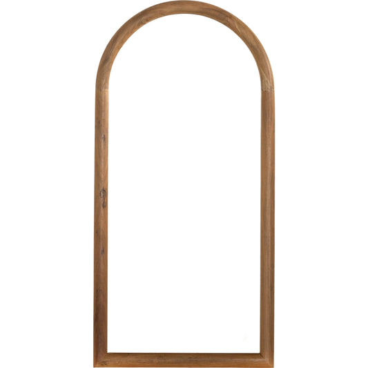Gulliver Floor Mirror by Four Hands in smoked acacia. Made from solid acacia, mirror in a transitional style.