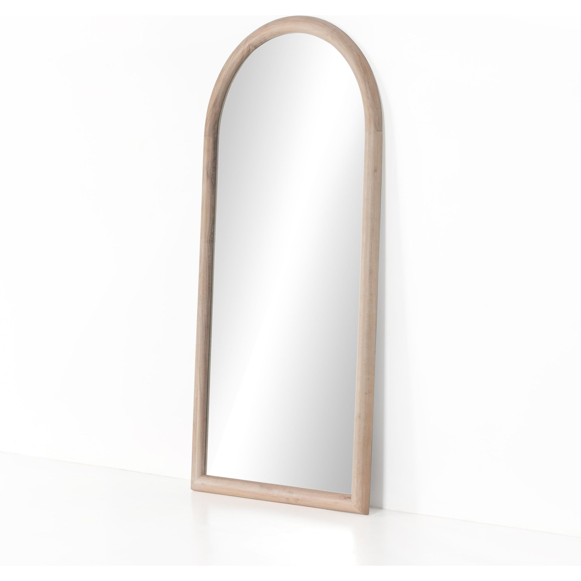 Gulliver Floor Mirror by Four Hands. Made from solid acacia, mirror in a transitional style.