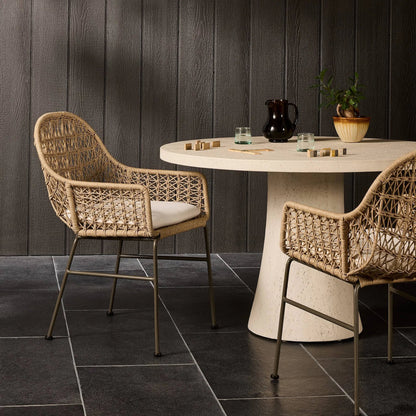 Bandera Outdoor Woven Dining Chair by Four Hands. Made from unique in a eclectic & global style.