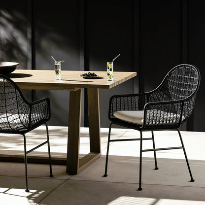 Bandera Outdoor Woven Dining Chair by Four Hands. Made from unique in a eclectic & global style.