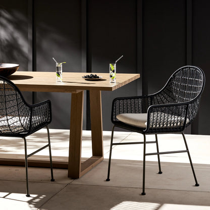 Bandera Outdoor Woven Dining Chair by Four Hands. Made from unique in a eclectic & global style.