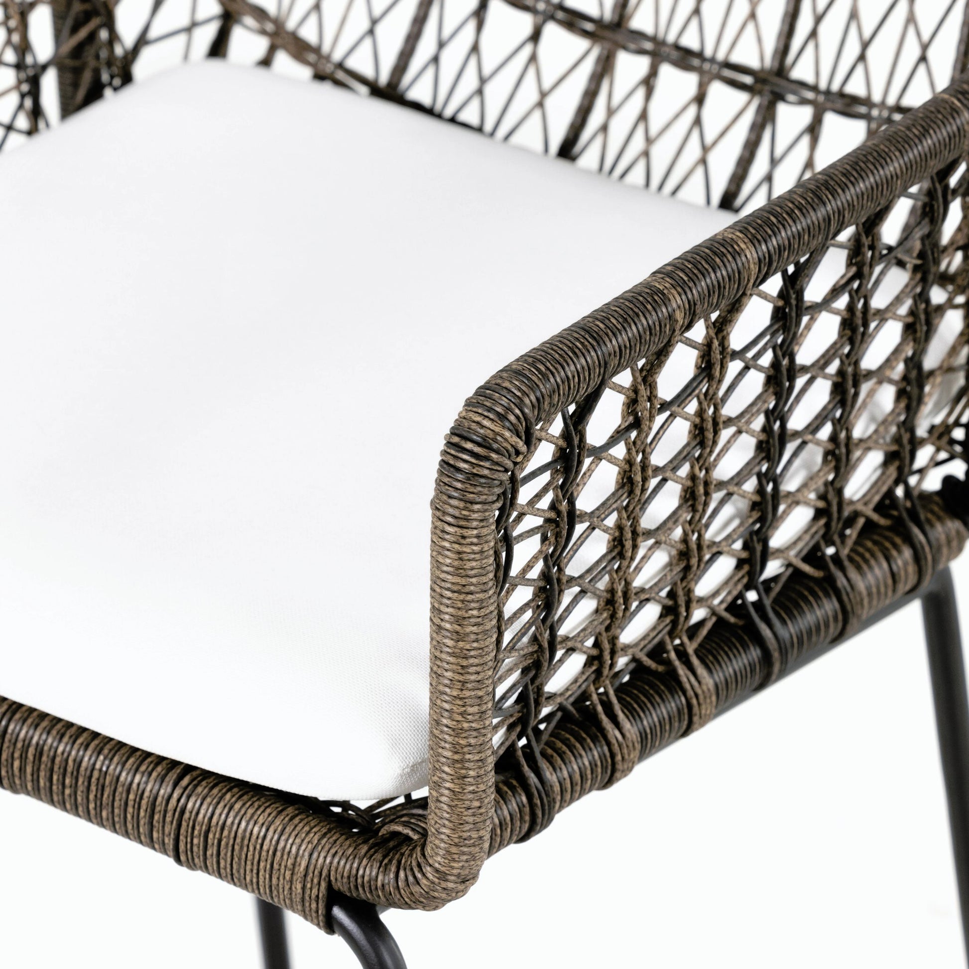 Bandera Counter Stool by Four Hands in vintage white and gray bronze. Made from unique in a coastal style.