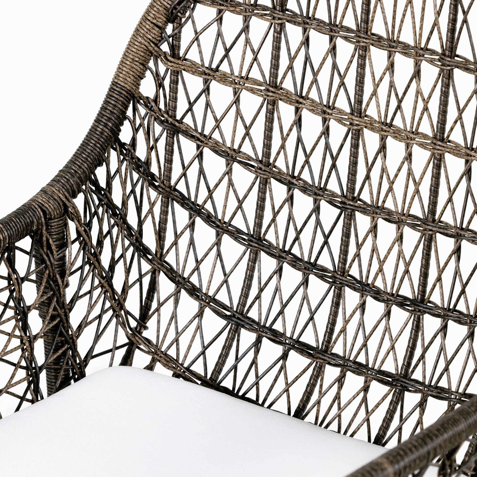 Bandera Counter Stool by Four Hands in vintage white and gray bronze. Made from unique in a coastal style.