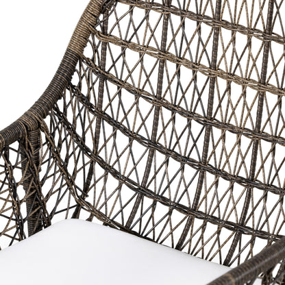 Bandera Counter Stool by Four Hands in vintage white and gray bronze. Made from unique in a coastal style.