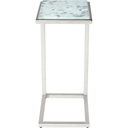 Snowscape Spot Table by Artistica Home in polished stainless steel. Made from unique in a modern style.