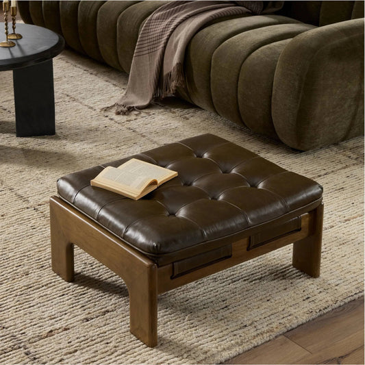 Halston Ottoman by Four Hands. Made from unique in a modern style.