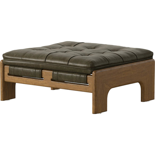 Halston Ottoman by Four Hands. Made from unique in a unique style.