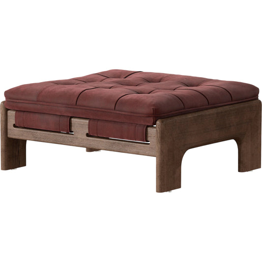 Halston Ottoman by Four Hands. Made from unique in a unique style.