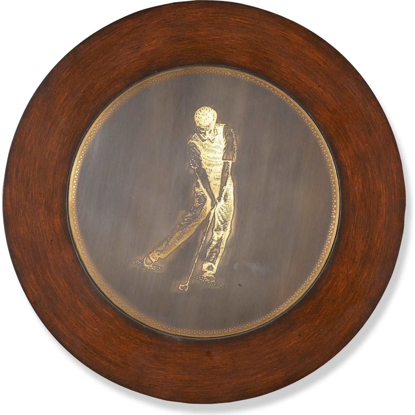 002 O-BUTLER-2302070 | Additional Silo | Golfer Accent Table by Butler Specialty Company in multi-color and heritage. Made from wood products, resin, brass in a traditional style.
