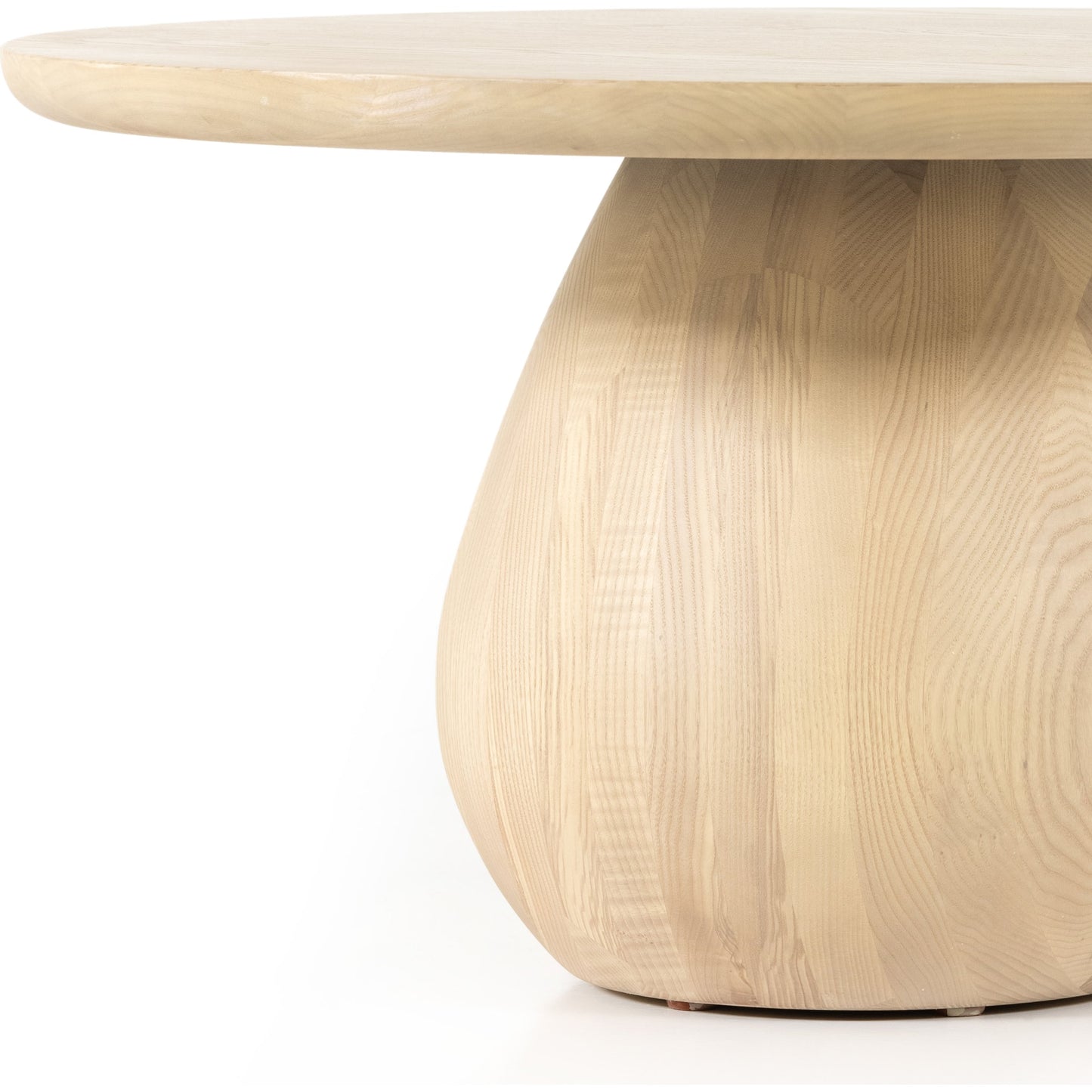 009 SI-1903087 | Additional Silo | Merla Bunching Table by Four Hands in light natural ash, light natural ash veneer and light natural ash. Made from ash veneer, solid ash in a modern style.