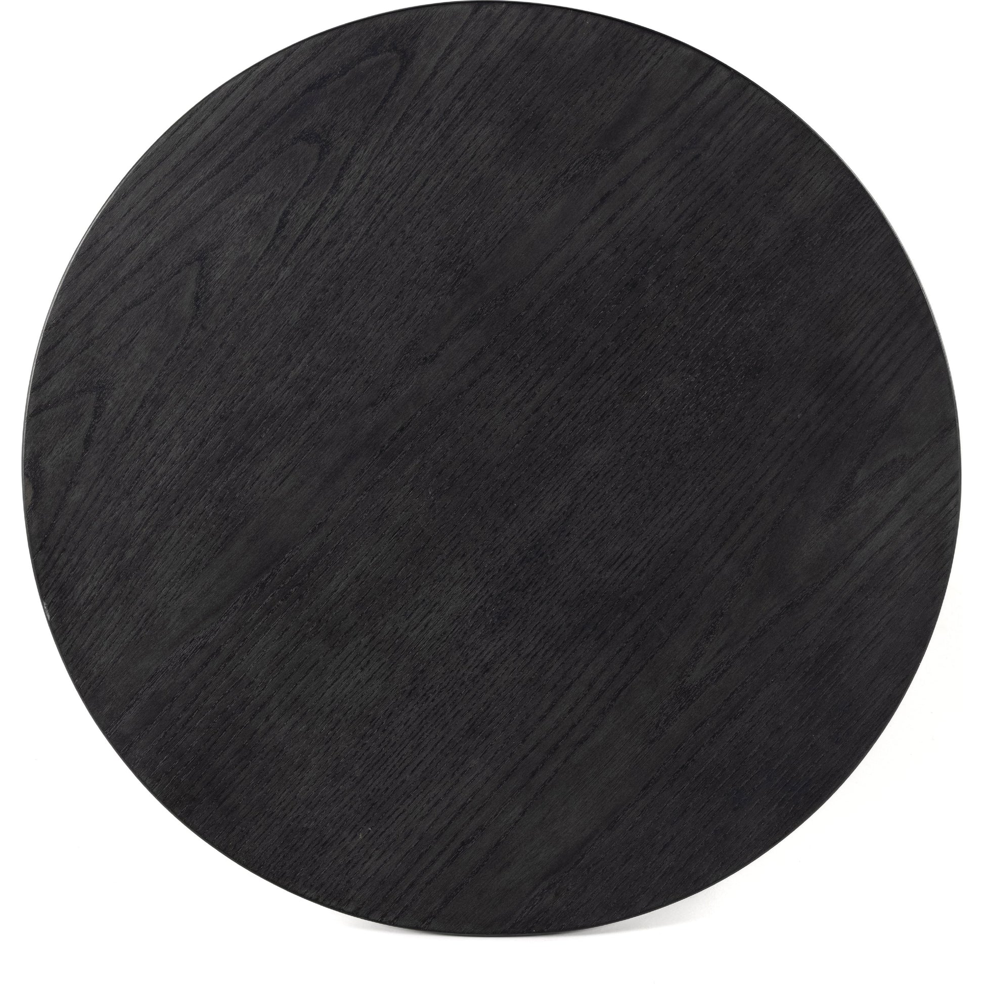 Merla End Table by Four Hands in black wash ash, black wash ash veneer and black wash ash. Made from ash veneer, solid ash in a modern style.