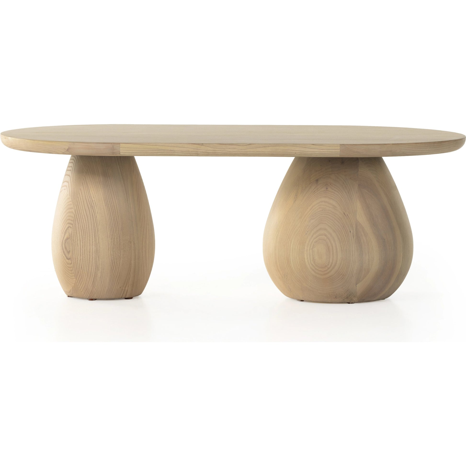 Merla Wood Coffee Table by Four Hands. Made from ash veneer, solid ash, engineered hardwood in a modern style.