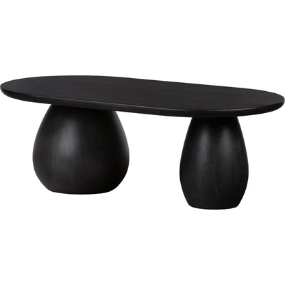 Merla Wood Coffee Table by Four Hands. Made from ash veneer, solid ash, engineered hardwood in a modern style.