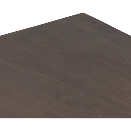 Trey 9 Drawer Dresser by Four Hands. Made from solid poplar, top grain leather in a transitional style.