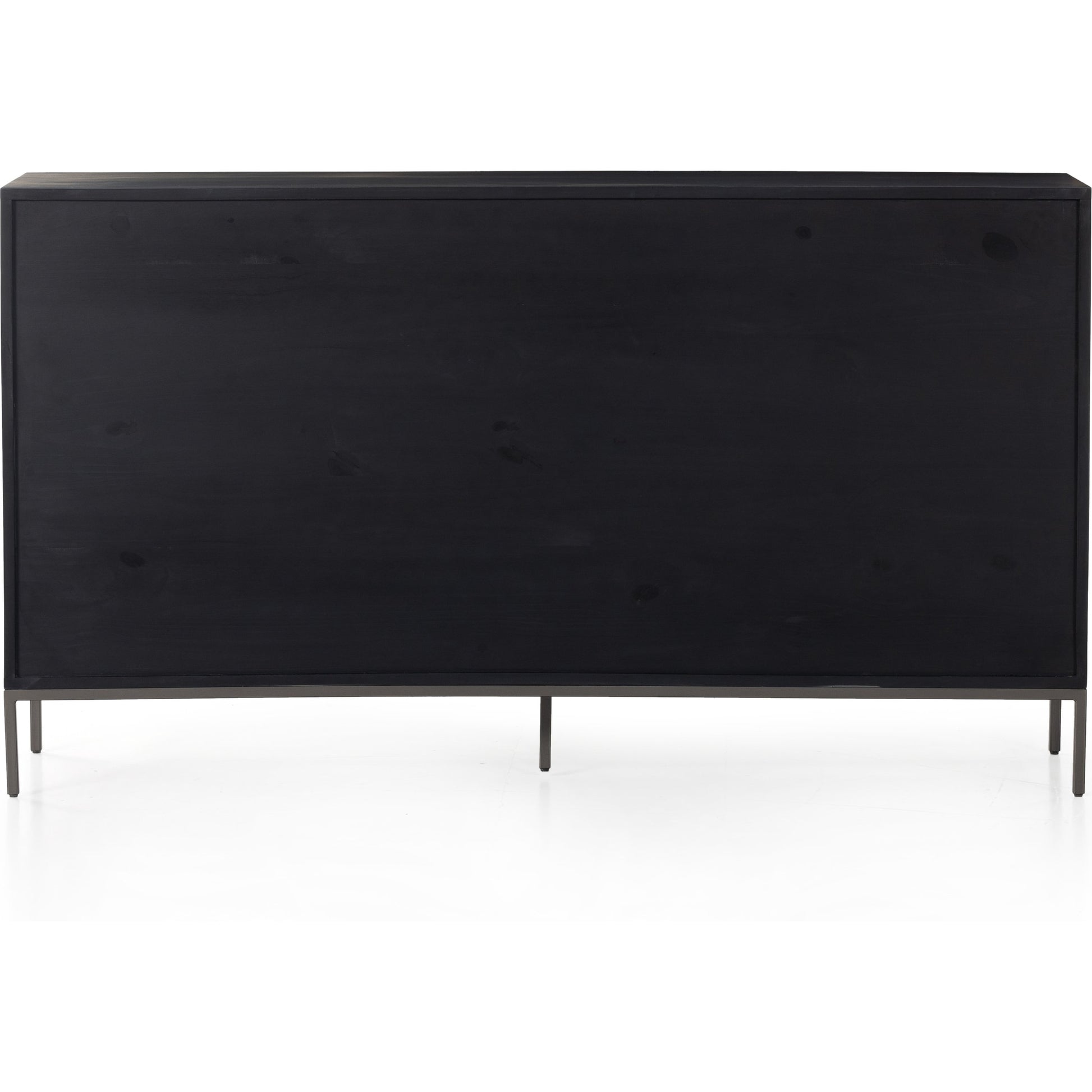 Trey 9 Drawer Dresser by Four Hands. Made from solid poplar, top grain leather in a transitional style.