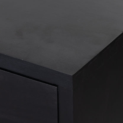 Trey 9 Drawer Dresser by Four Hands. Made from solid poplar, top grain leather in a transitional style.