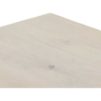 Trey 9 Drawer Dresser by Four Hands. Made from solid poplar, top grain leather in a transitional style.