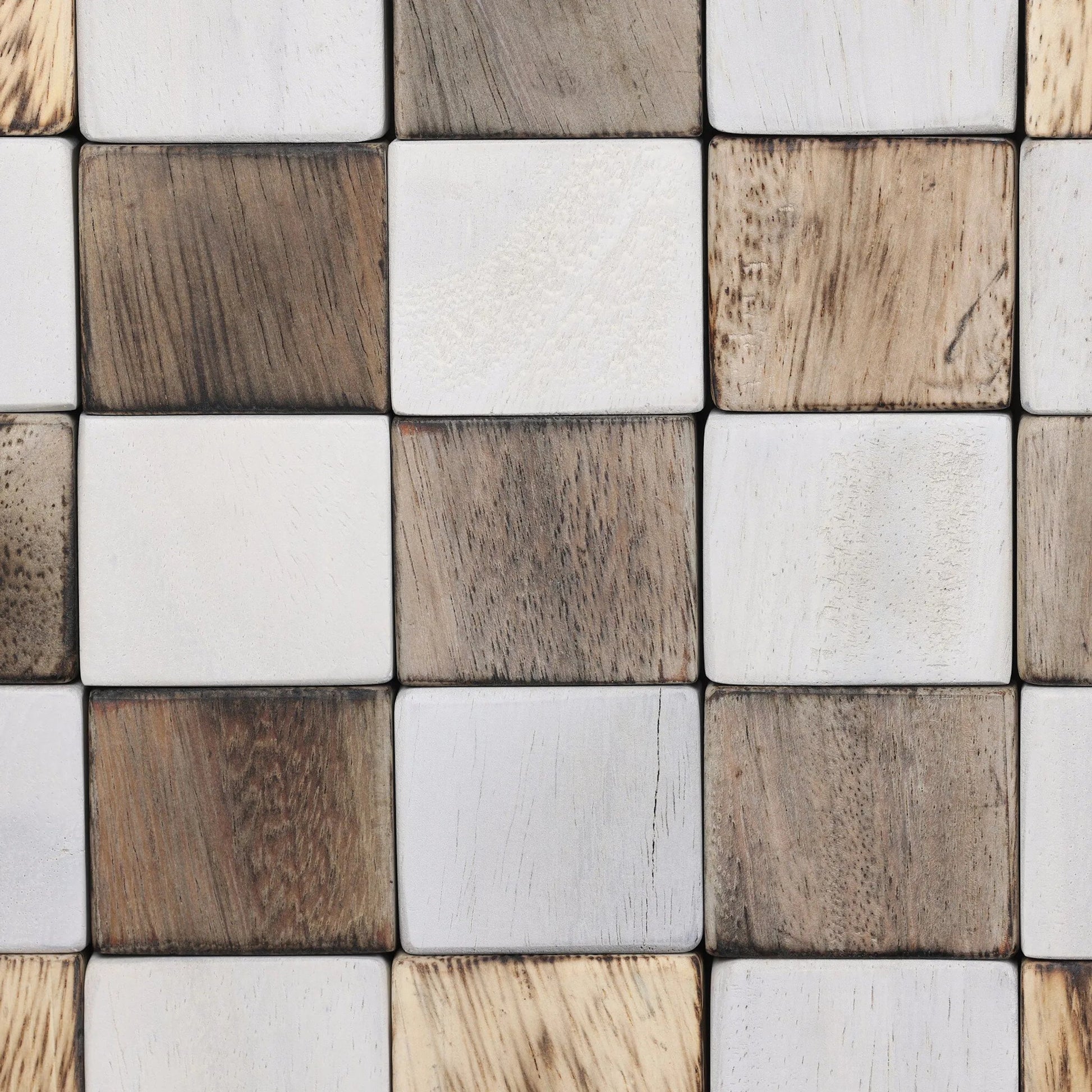 Four In a Row by Four Hands in aged grey, aged metal, natural guanacaste, carbonized black. Made from unique in a modern style.