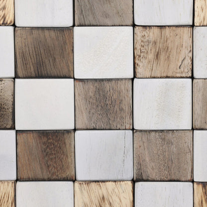 Four In a Row by Four Hands in aged grey, aged metal, natural guanacaste, carbonized black. Made from unique in a modern style.