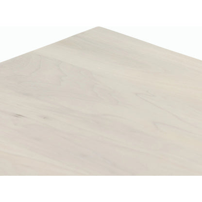 Trey Large Nightstand by Four Hands. Made from solid poplar, top grain leather, iron in a modern style.