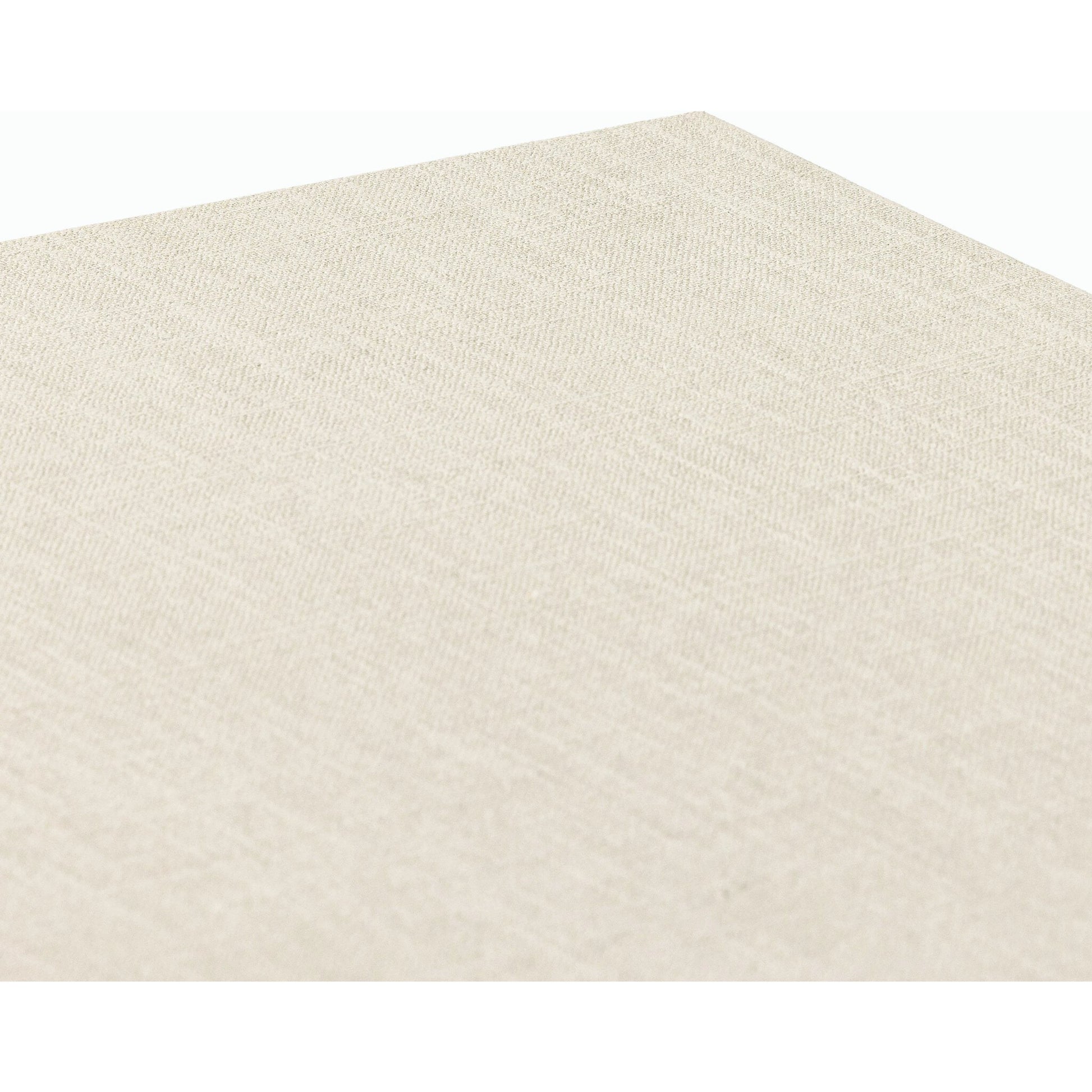 Cressida Console Table by Four Hands in ivory and light antique brass. Made from painted linen in a modern style.