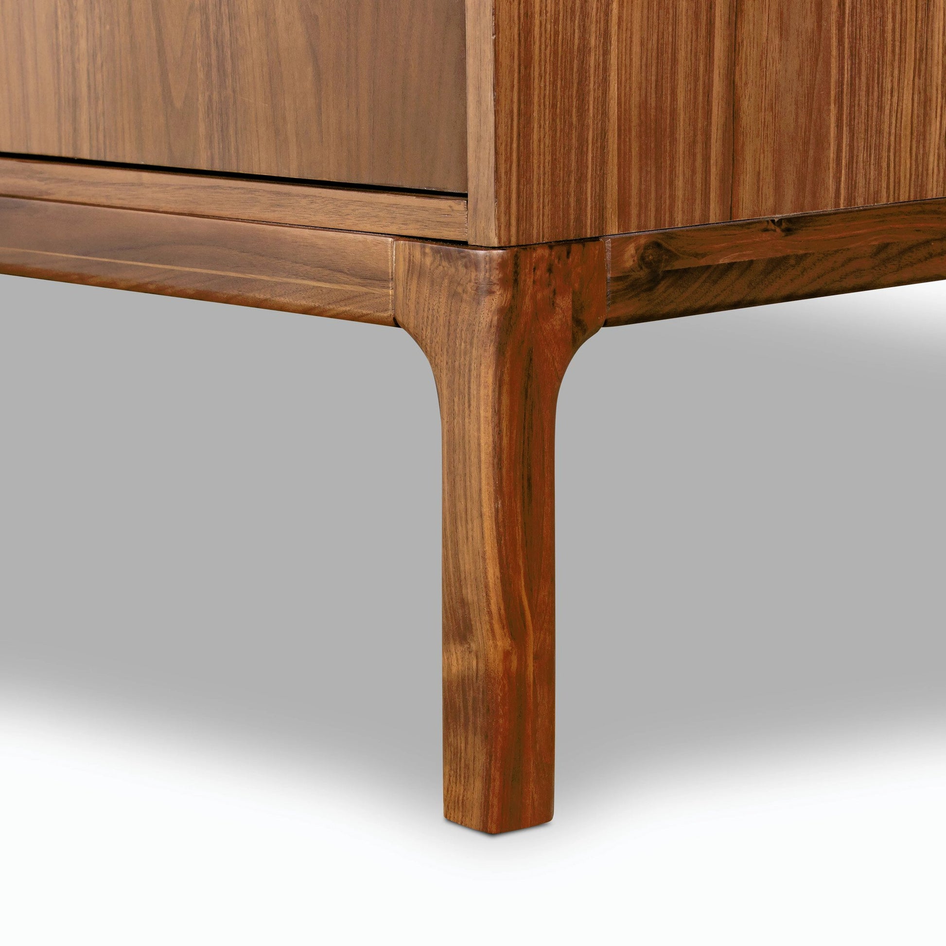Arturo Sideboard by Four Hands in natural walnut. Made from walnut veneer, solid walnut in a modern style.