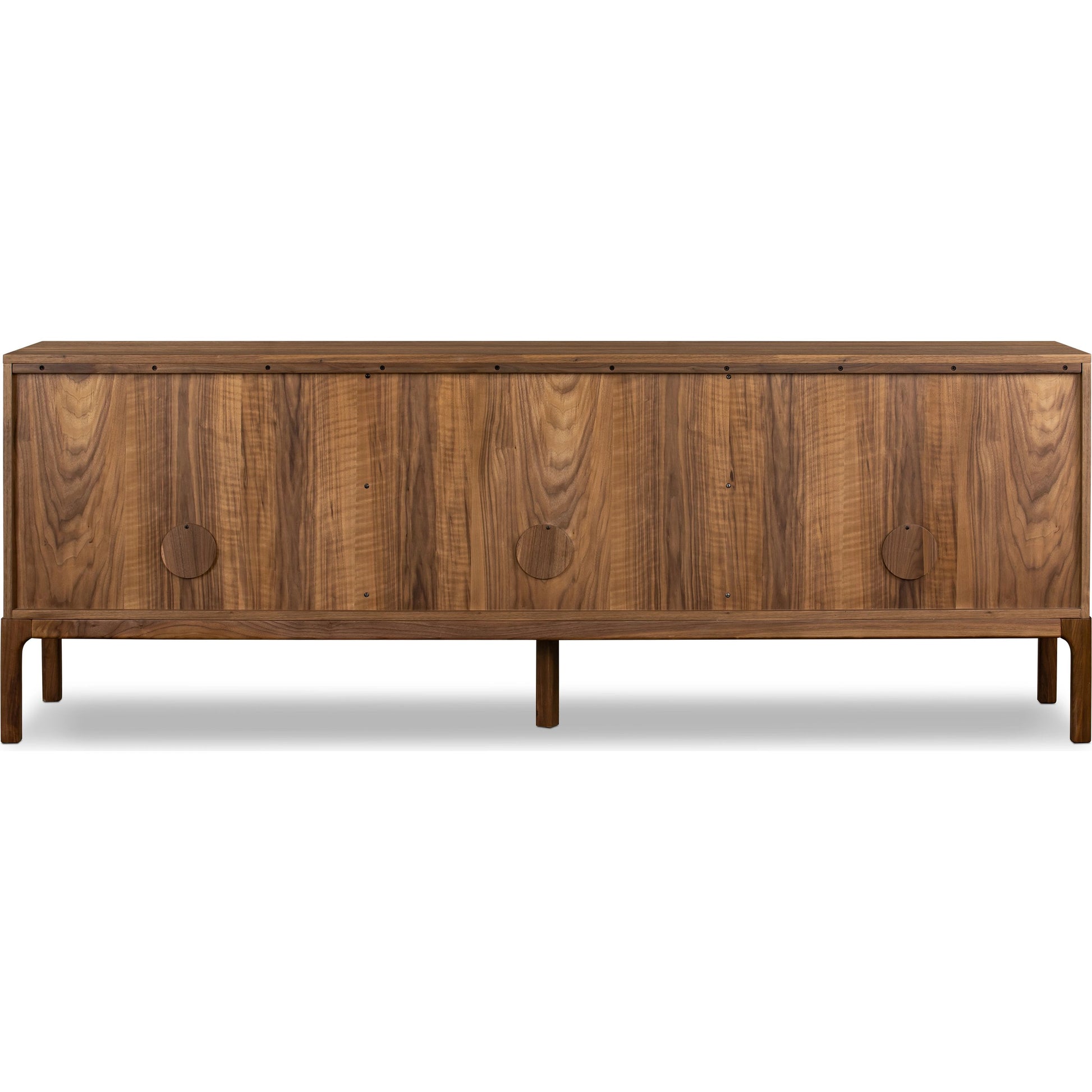 Arturo Sideboard by Four Hands in natural walnut. Made from walnut veneer, solid walnut in a modern style.
