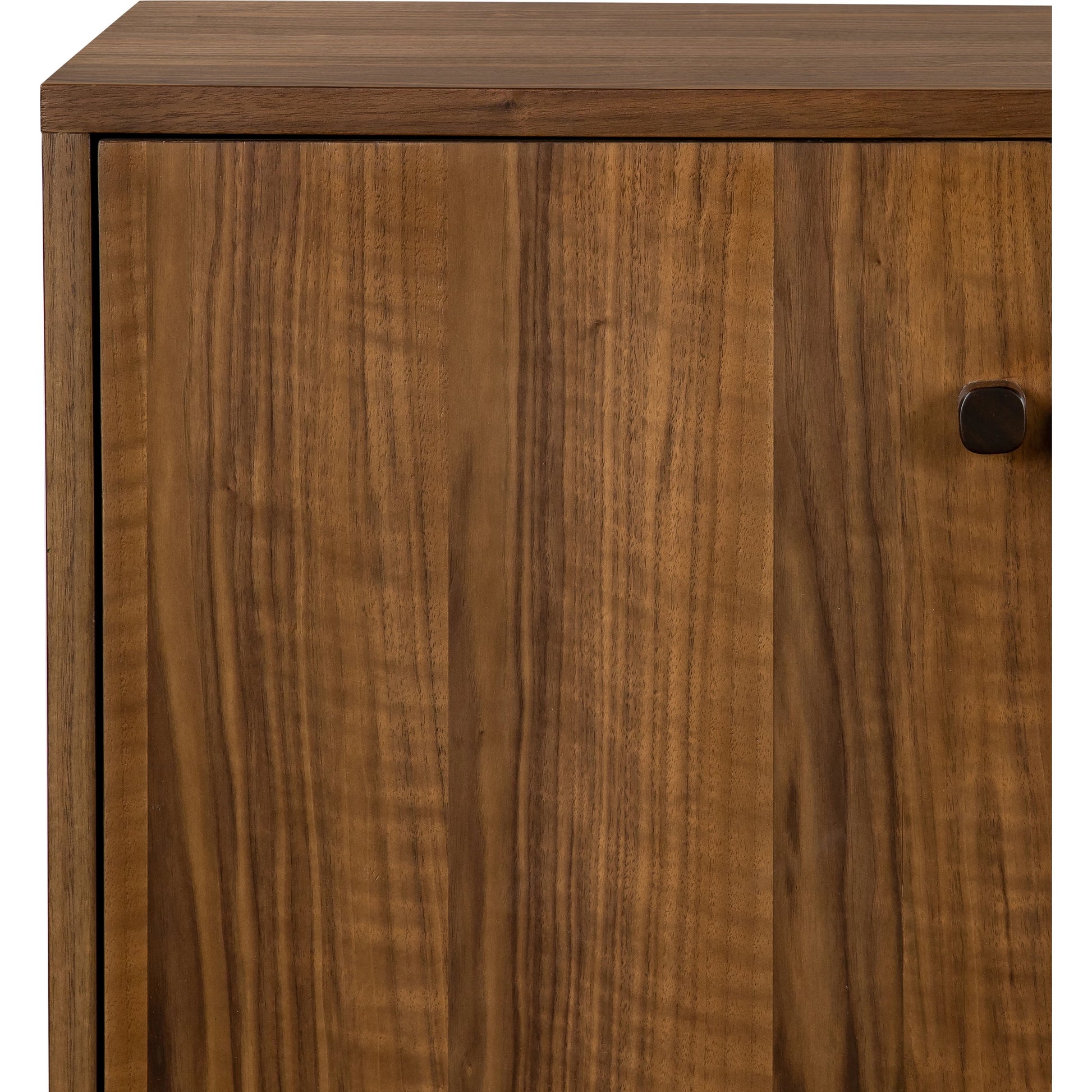 Arturo Sideboard by Four Hands in natural walnut. Made from walnut veneer, solid walnut in a modern style.