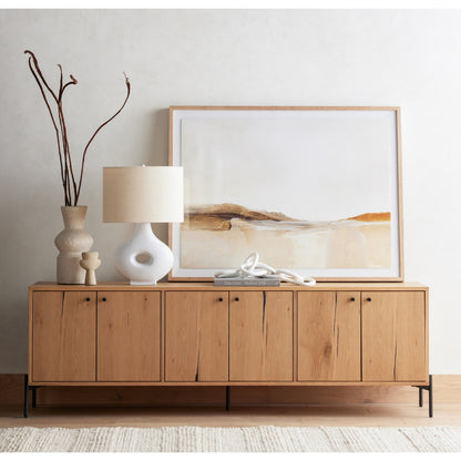 Colorado by Dan Hobday by Four Hands. Made from vertical grain white oak, acrylic glazing, textured fine art paper in a modern style.