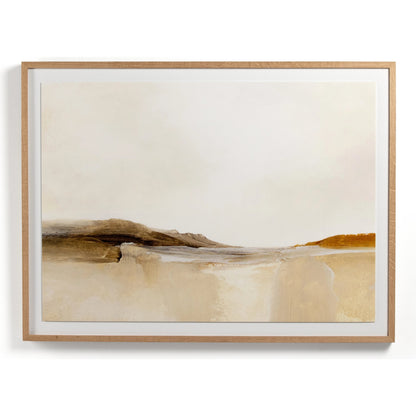 Colorado by Dan Hobday by Four Hands. Made from vertical grain white oak, acrylic glazing, textured fine art paper in a modern style.