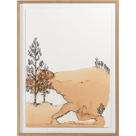 Into the Woods II by Santhosh CH by Four Hands. Made from textured fine art paper in a cottage & farmhouse style.