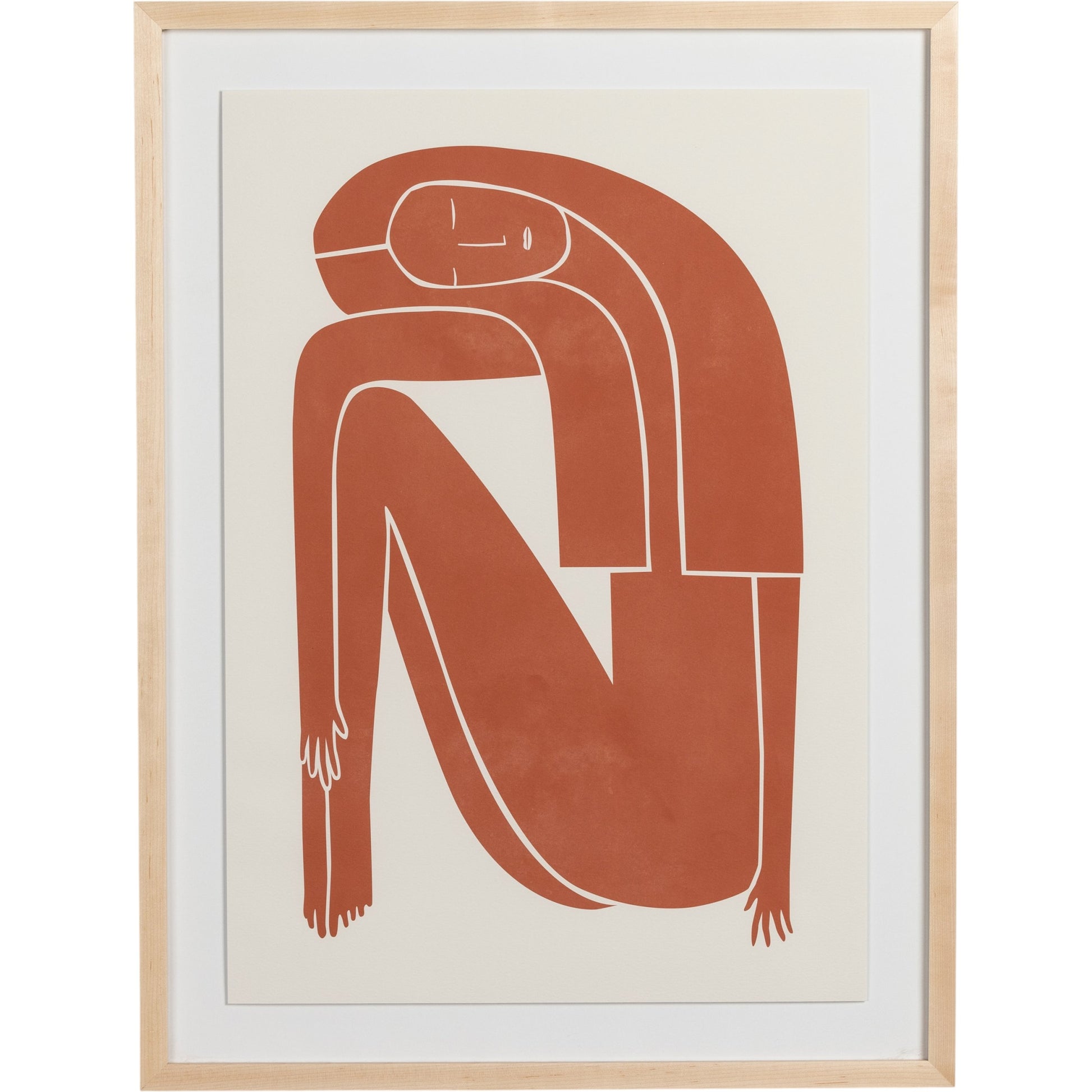 Figurative Figure Terracotta by Roseanne Kenny by Four Hands. Made from bright textured fine art paper in a eclectic & global style.