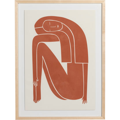 Figurative Figure Terracotta by Roseanne Kenny by Four Hands. Made from bright textured fine art paper in a eclectic & global style.