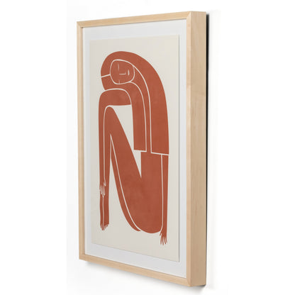 Figurative Figure Terracotta by Roseanne Kenny by Four Hands. Made from bright textured fine art paper in a eclectic & global style.