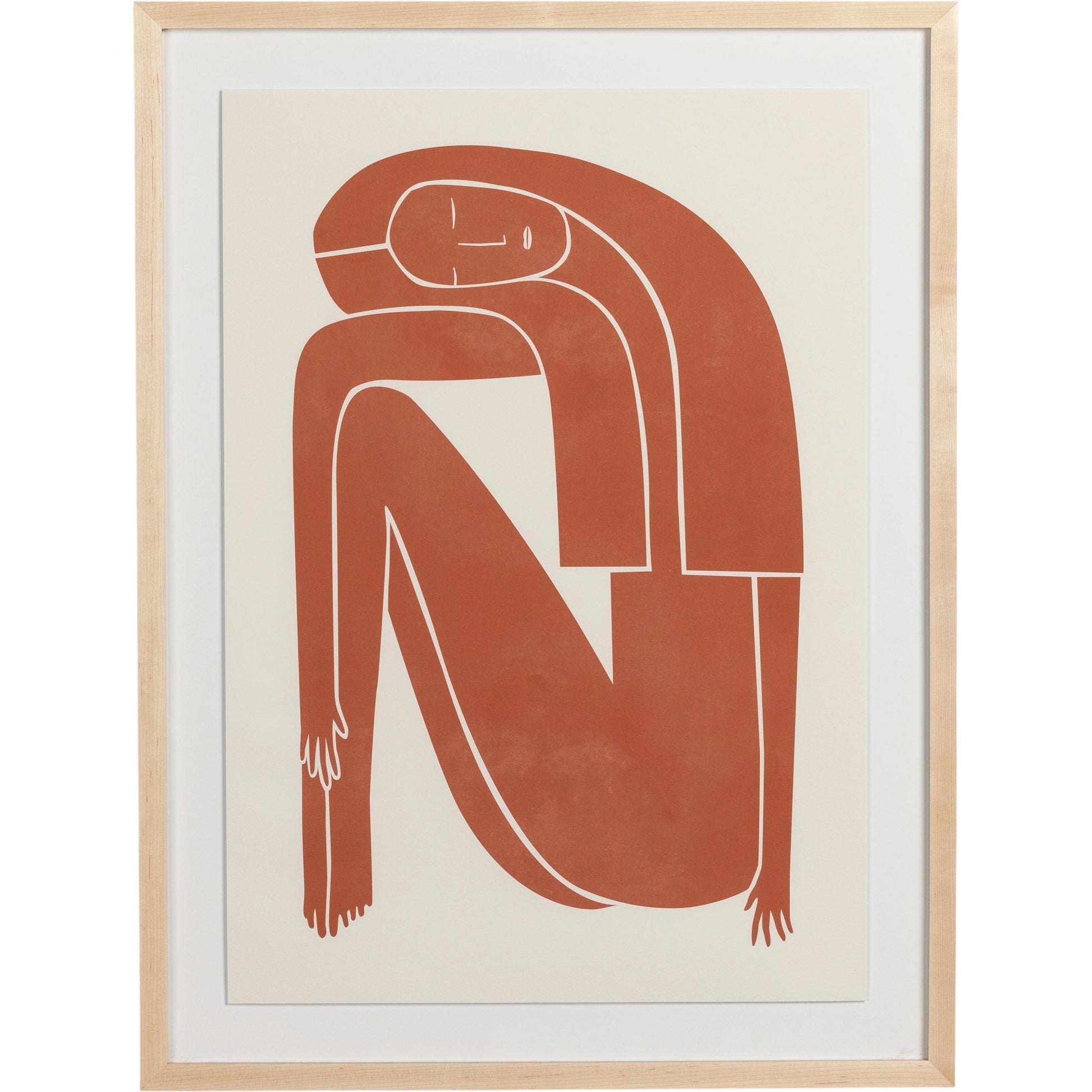 Figurative Figure Terracotta by Roseanne Kenny by Four Hands. Made from bright textured fine art paper in a eclectic & global style.