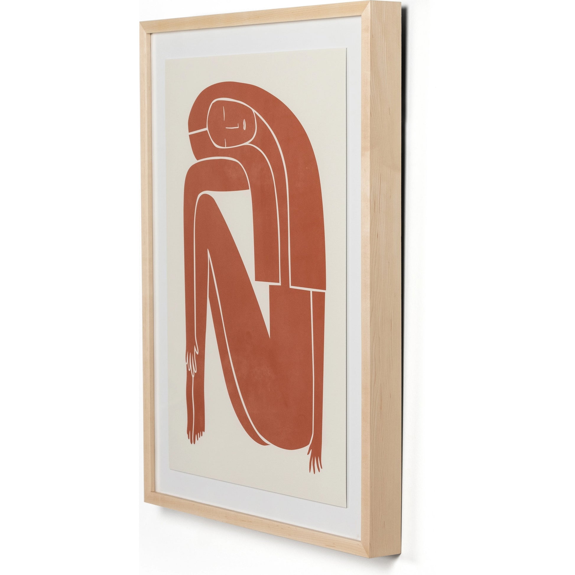 Figurative Figure Terracotta by Roseanne Kenny by Four Hands. Made from bright textured fine art paper in a eclectic & global style.