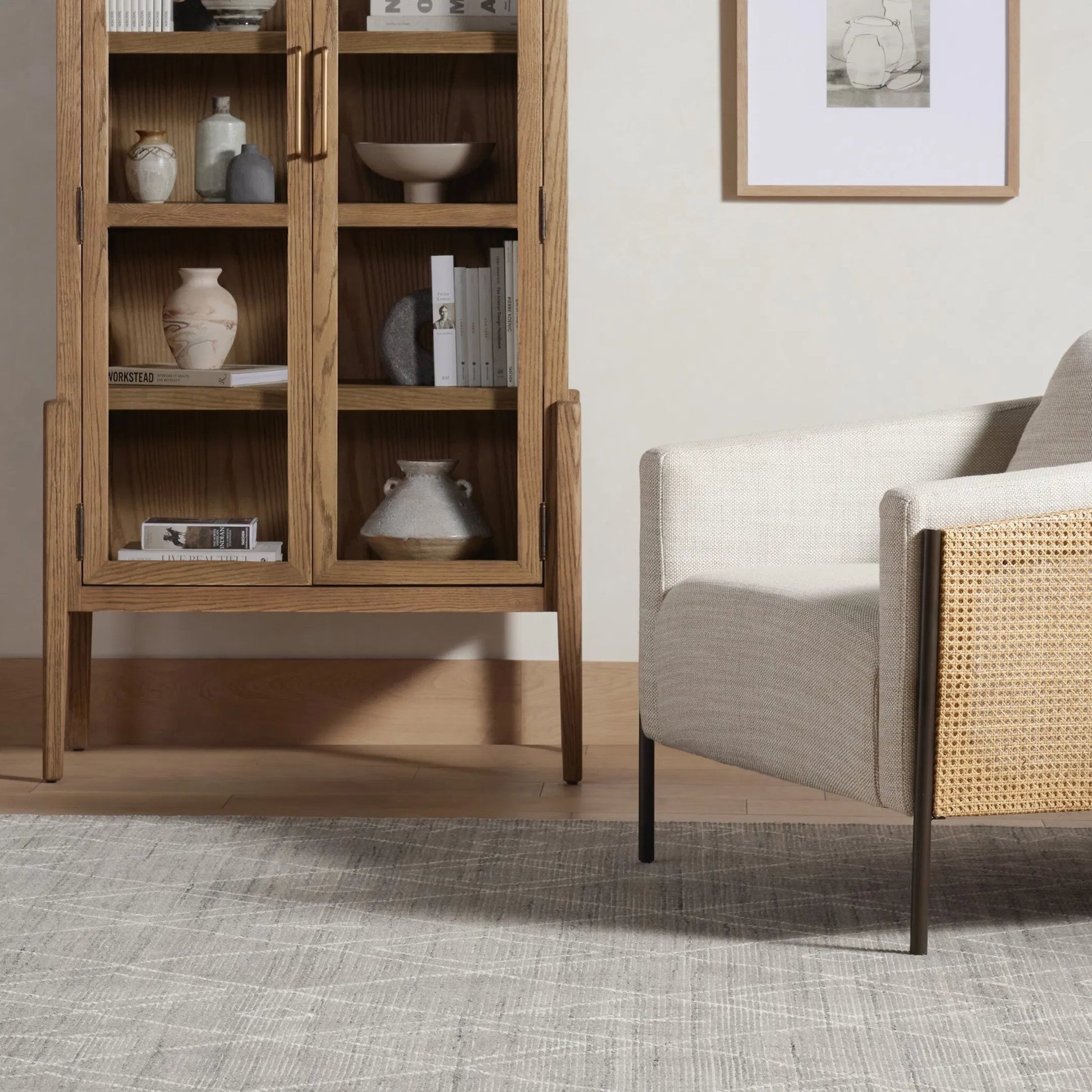 Nador Moroccan Rug by Four Hands. Made from 90% wool, 10% cotton in a unique style.