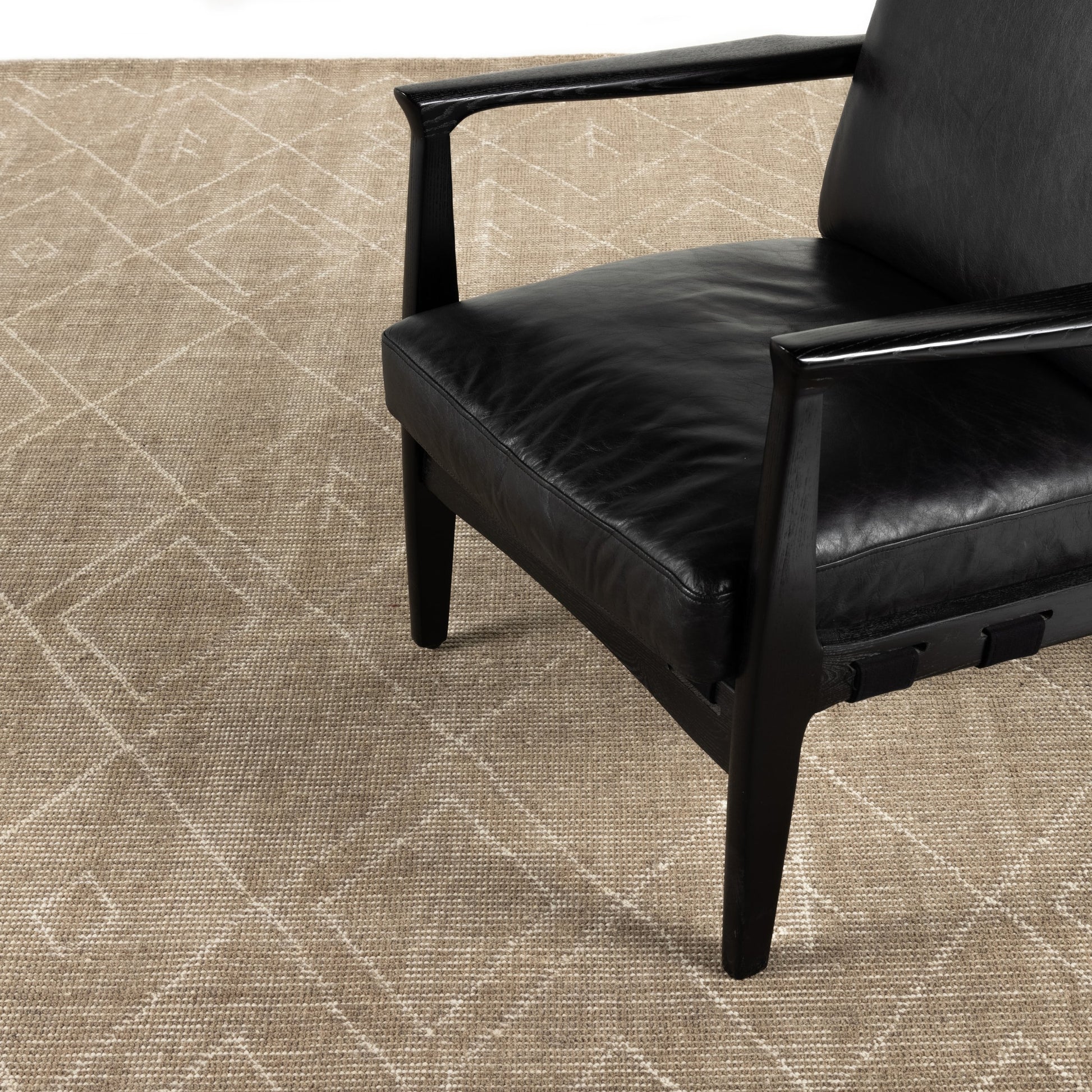 Nador Moroccan Rug by Four Hands. Made from 90% wool, 10% cotton in a unique style.