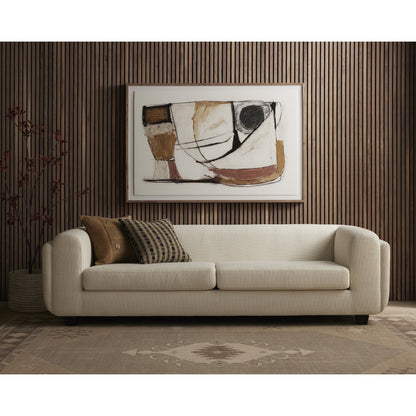 Samsa Rug by Four Hands in taupe. Made from 60% cotton, 40% wool in a unique style.