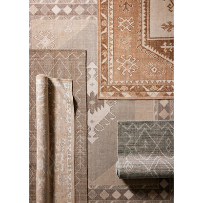 Samsa Rug by Four Hands in taupe. Made from 60% cotton, 40% wool in a unique style.