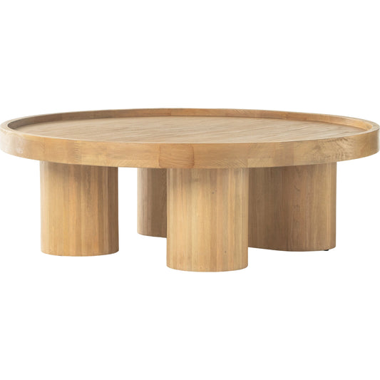 001 SI-1901322 | Additional Silo | Schwell Coffee Table by Four Hands in natural beech. Made from solid beech, solid parawood in a modern style.