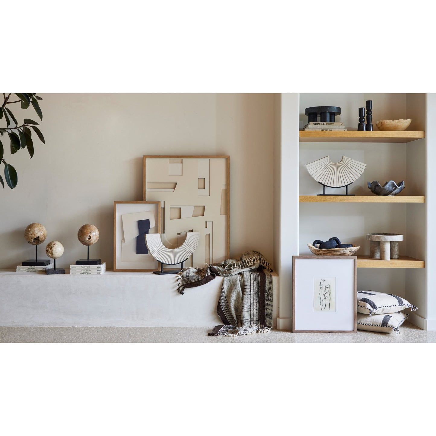 005 SI-1799532 | Lifestyle | Dimension II by Coup d’Esprit by Four Hands. Made from vertical grain 2.5 white oak in a modern style.