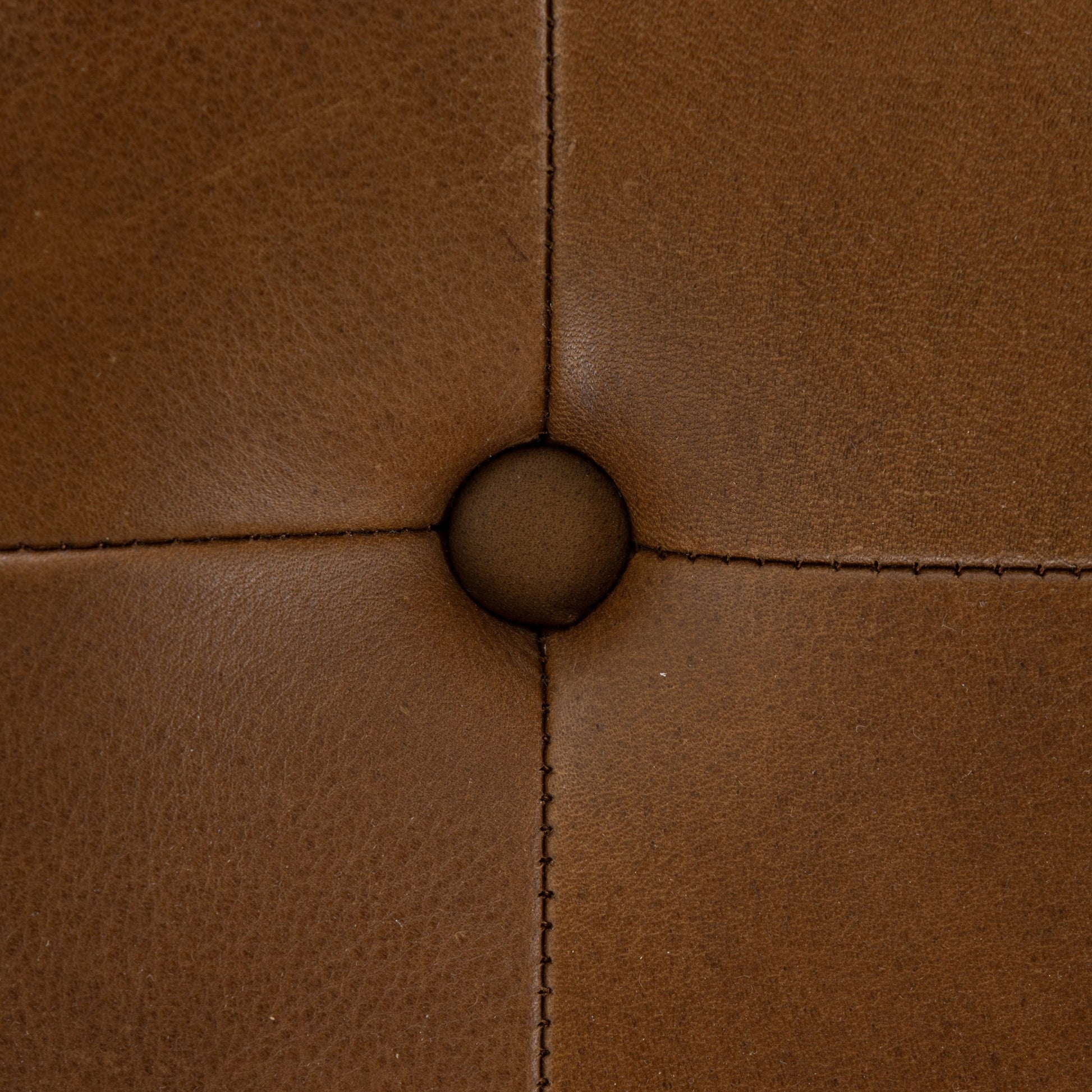 Halston Cocktail Ottoman by Four Hands. Made from top grain leather, solid ash, 100% polyester in a modern style.