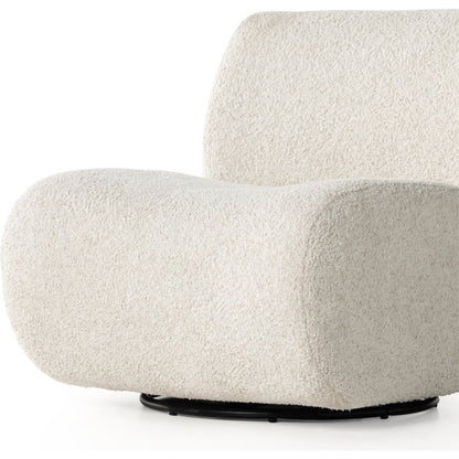 Siedell Chair by Four Hands in sheldon ivory, rustic grey and sheldon ivory. Made from 95% polyester, 5% cotton, solid oak, 100% polypropylene in a modern style.