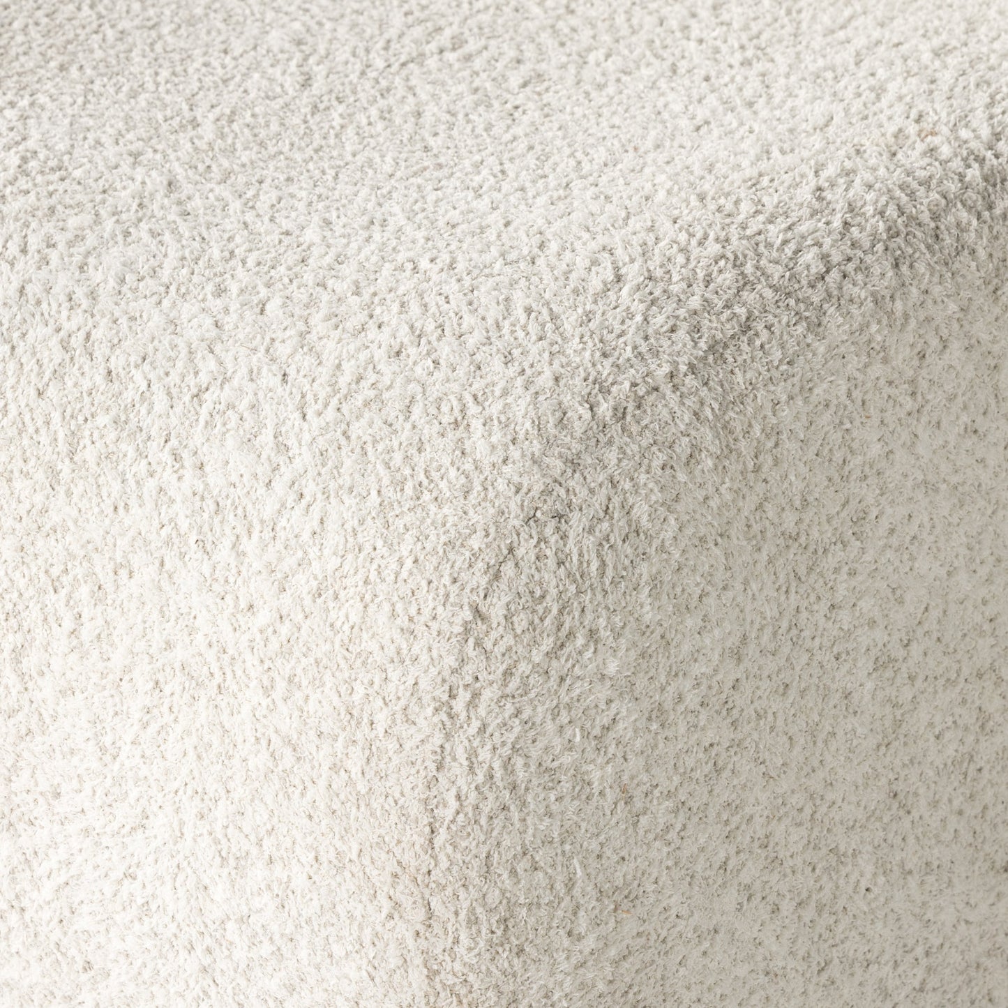 017 SI-1902296 | Closeup | Siedell Chair by Four Hands in sheldon ivory, rustic grey and sheldon ivory. Made from 95% polyester, 5% cotton, solid oak, 100% polypropylene in a modern style.