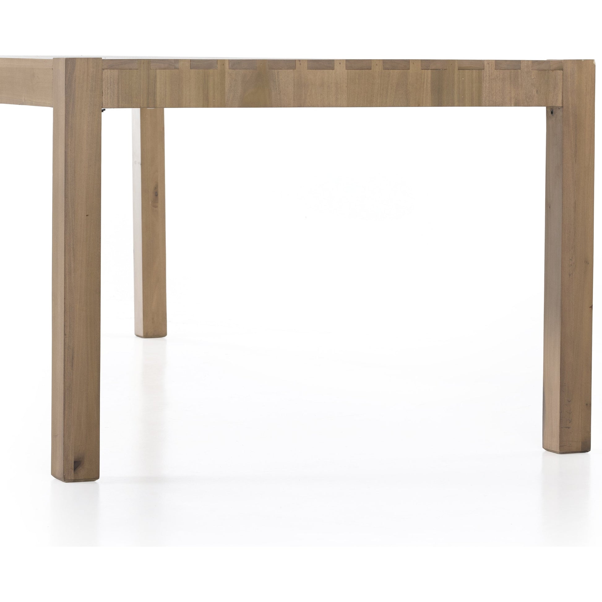 Isador Dining Table by Four Hands. Made from solid poplar in a modern style.